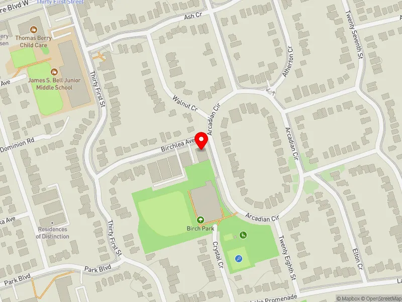 RentSafeTO apartment evaluation map view of 1 A BIRCHLEA AVE in Etobicoke-Lakeshore, Toronto