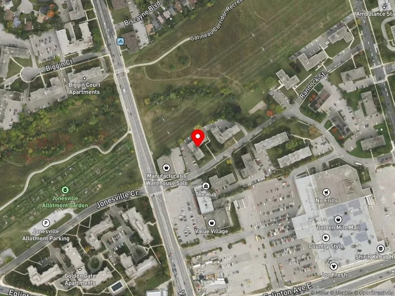 RentSafeTO apartment evaluation satellite view of 10 CRAIGTON DR in Scarborough Centre, Toronto