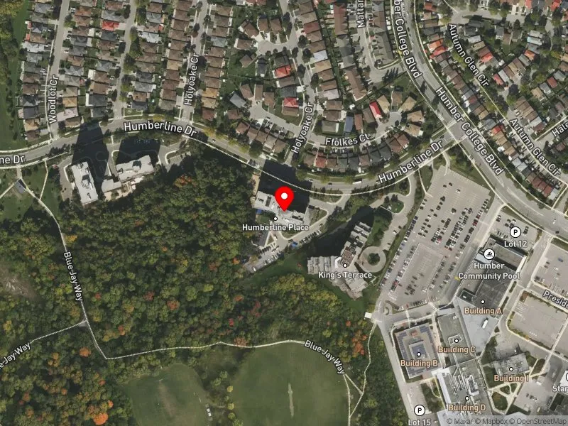 RentSafeTO apartment evaluation satellite view of 10 HUMBERLINE DR in Etobicoke North, Toronto