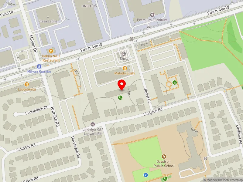RentSafeTO apartment evaluation map view of 10 JAYZEL DR in Humber River-Black Creek, Toronto
