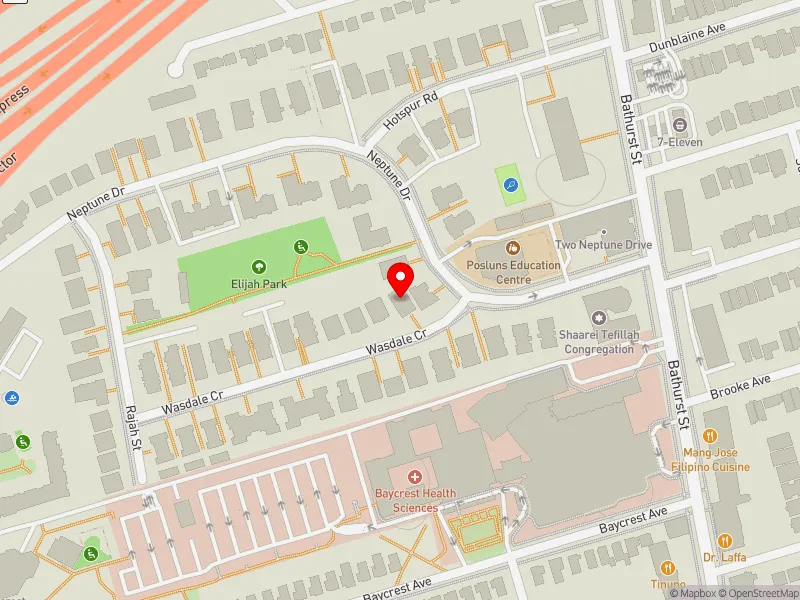 RentSafeTO apartment evaluation map view of 10 WASDALE CRES in Eglinton-Lawrence, Toronto