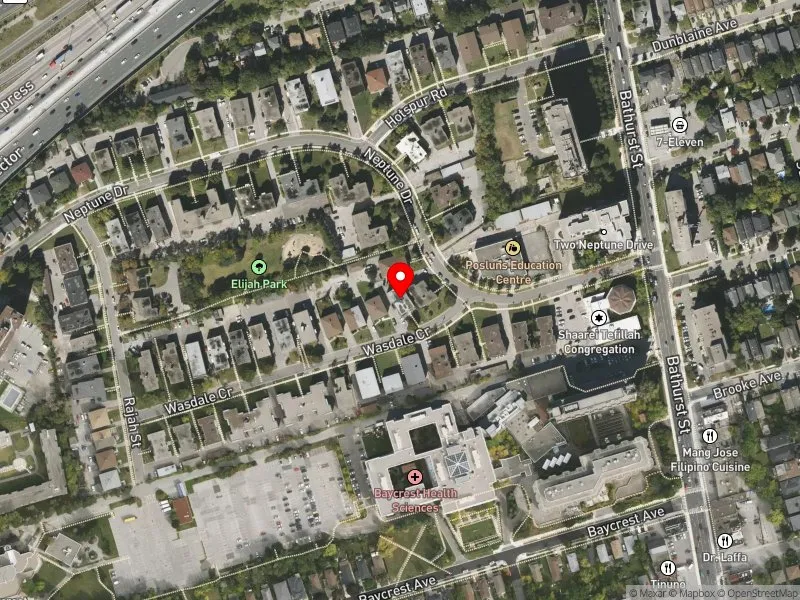 RentSafeTO apartment evaluation satellite view of 10 WASDALE CRES in Eglinton-Lawrence, Toronto