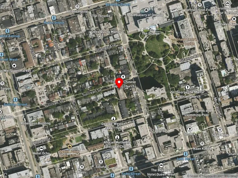 RentSafeTO apartment evaluation satellite view of 11 SULLIVAN ST in Spadina-Fort York, Toronto