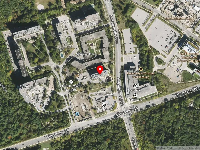 RentSafeTO apartment evaluation satellite view of 110 MORNELLE CRT in Scarborough-Guildwood, Toronto