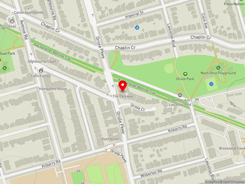 RentSafeTO apartment evaluation map view of 111 ORIOLE PKWY in Toronto-St. Paul's, Toronto