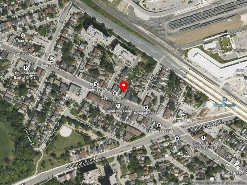 RentSafeTO apartment evaluation satellite view of 1197 WESTON RD in York South-Weston, Toronto