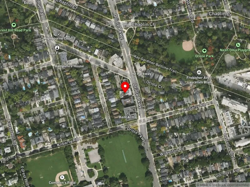 RentSafeTO apartment evaluation satellite view of 120 ORIOLE PKWY in Toronto-St. Paul's, Toronto