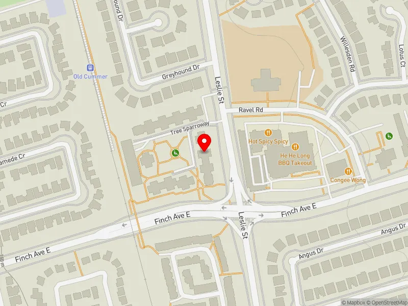 RentSafeTO apartment evaluation map view of 13 FIELD SPARROWAY in Don Valley North, Toronto