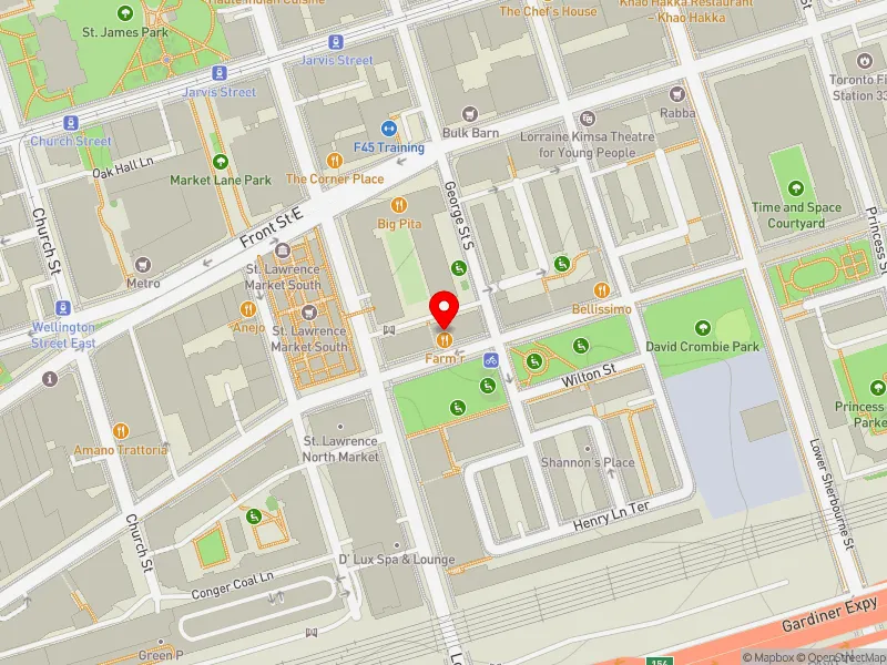 RentSafeTO apartment evaluation map view of 140 THE ESPLANADE in Toronto Centre, Toronto