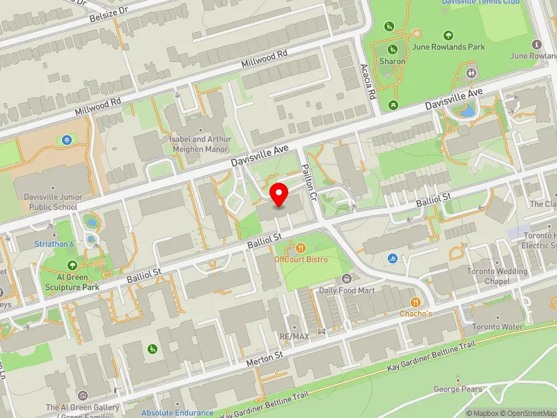 RentSafeTO apartment evaluation map view of 141 DAVISVILLE AVE in Toronto-St. Paul's, Toronto