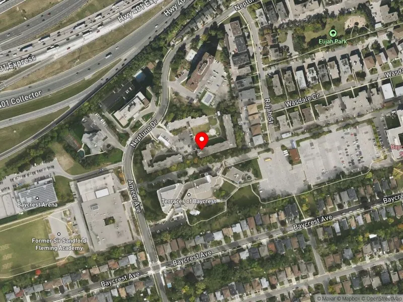 RentSafeTO apartment evaluation satellite view of 145 NEPTUNE DR in Eglinton-Lawrence, Toronto