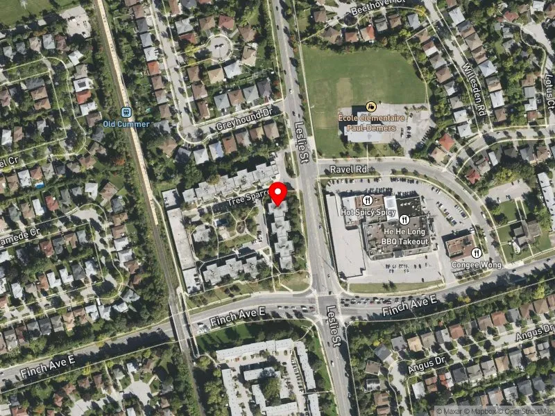 RentSafeTO apartment evaluation satellite view of 15 FIELD SPARROWAY in Don Valley North, Toronto