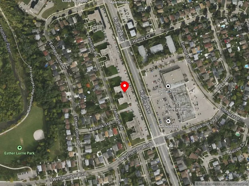 RentSafeTO apartment evaluation satellite view of 15 JANSUSIE RD in Etobicoke North, Toronto