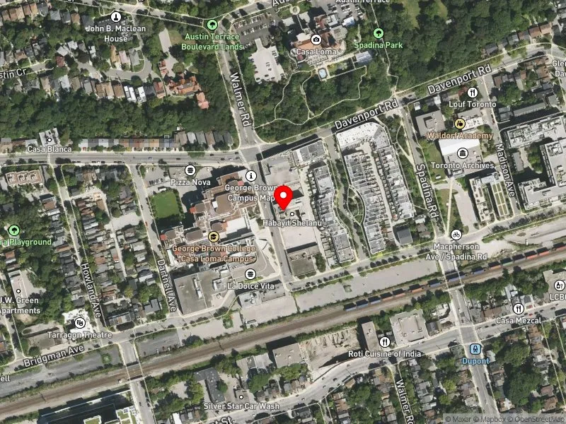 RentSafeTO apartment evaluation satellite view of 155 KENDAL AVE in Toronto-St. Paul's, Toronto
