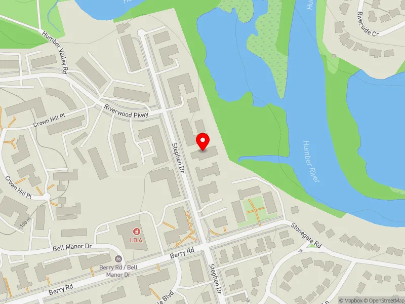 RentSafeTO apartment evaluation map view of 159 STEPHEN DR in Etobicoke-Lakeshore, Toronto