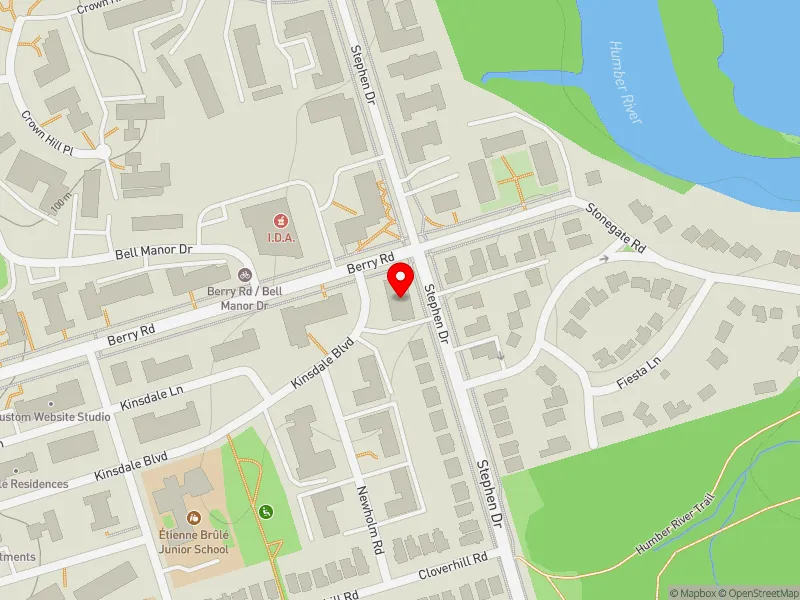 RentSafeTO apartment evaluation map view of 169 BERRY RD in Etobicoke-Lakeshore, Toronto