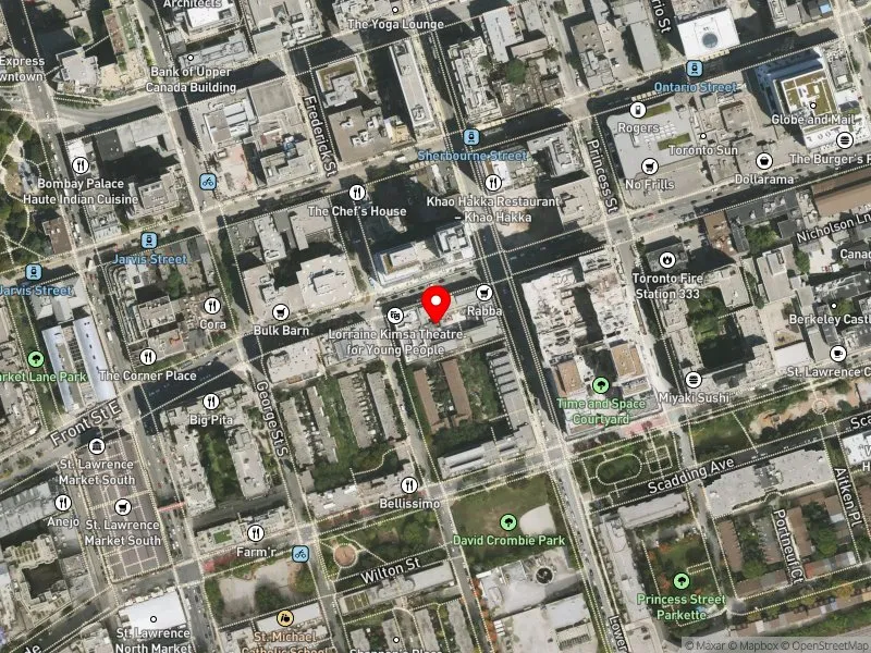 RentSafeTO apartment evaluation satellite view of 171 FRONT ST E in Toronto Centre, Toronto