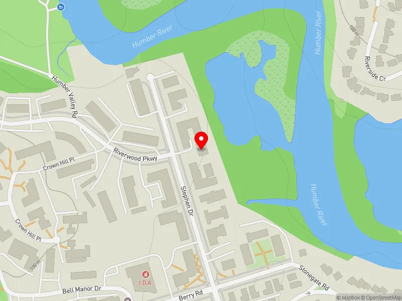 RentSafeTO apartment evaluation map view of 173 STEPHEN DR in Etobicoke-Lakeshore, Toronto