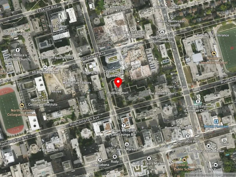 RentSafeTO apartment evaluation satellite view of 177 REDPATH AVE in Toronto-St. Paul's, Toronto