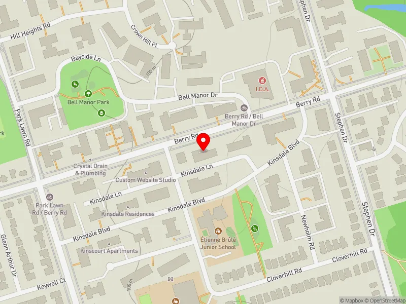 RentSafeTO apartment evaluation map view of 179 BERRY RD in Etobicoke-Lakeshore, Toronto