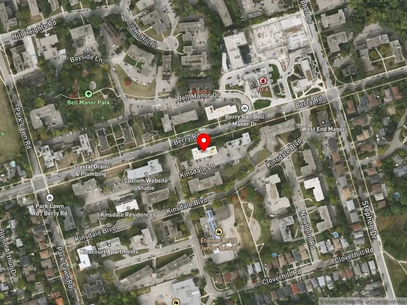 RentSafeTO apartment evaluation satellite view of 179 BERRY RD in Etobicoke-Lakeshore, Toronto