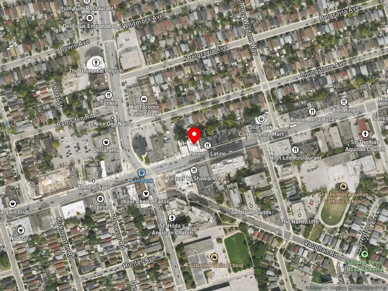 RentSafeTO apartment evaluation satellite view of 1798 EGLINTON AVE W in Eglinton-Lawrence, Toronto