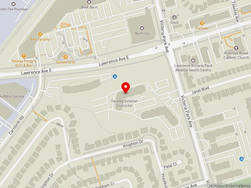 RentSafeTO apartment evaluation map view of 1850 VICTORIA PARK AVE in Don Valley East, Toronto