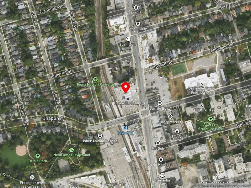 RentSafeTO apartment evaluation satellite view of 1920 YONGE ST in Toronto-St. Paul's, Toronto
