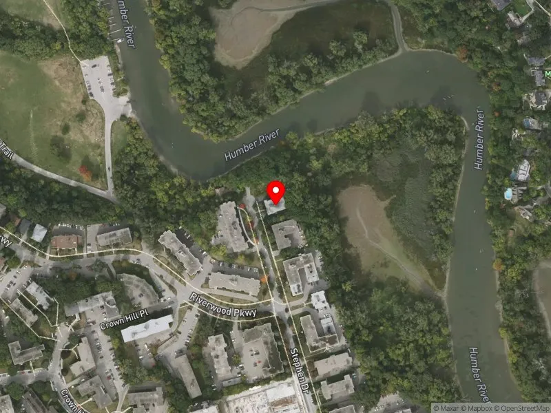 RentSafeTO apartment evaluation satellite view of 193 STEPHEN DR in Etobicoke-Lakeshore, Toronto