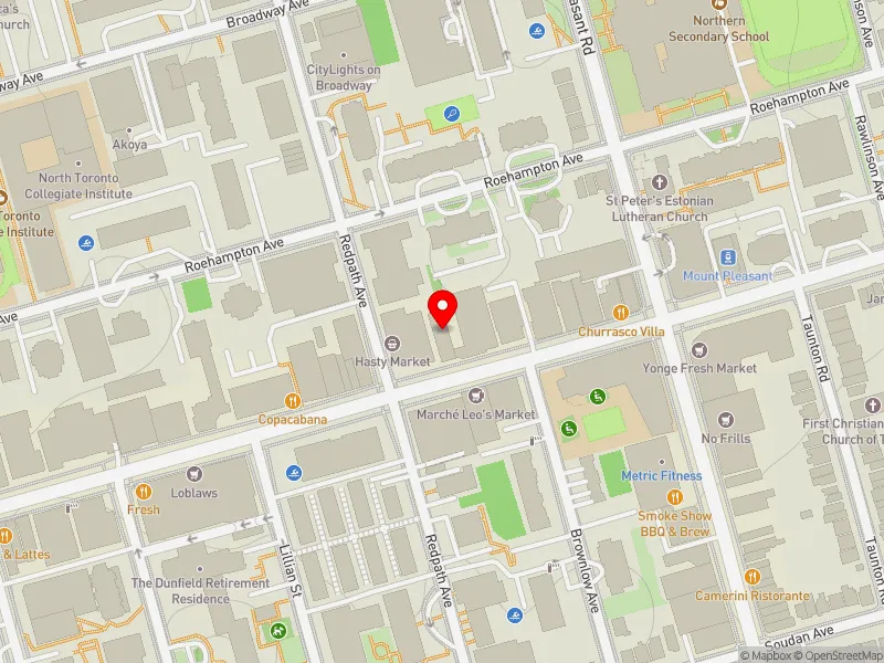 RentSafeTO apartment evaluation map view of 196 EGLINTON AVE E in Toronto-St. Paul's, Toronto