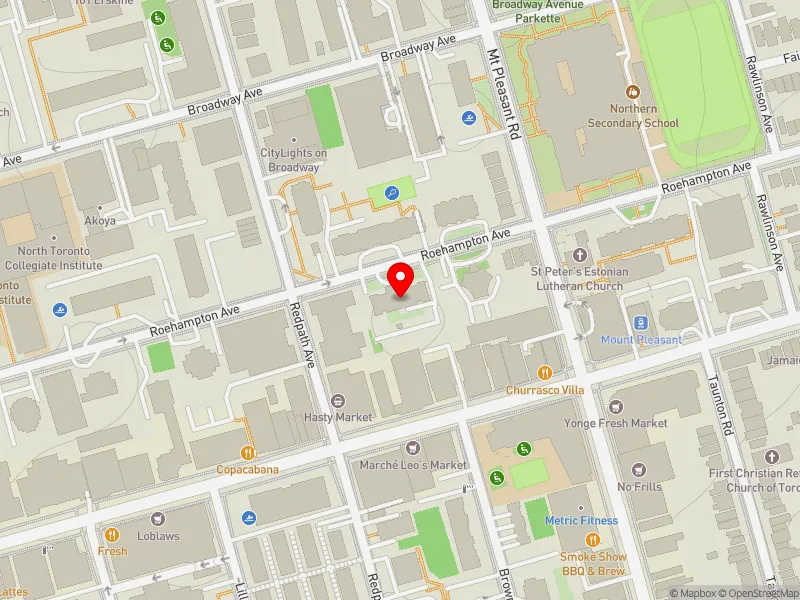 RentSafeTO apartment evaluation map view of 199 ROEHAMPTON AVE in Toronto-St. Paul's, Toronto