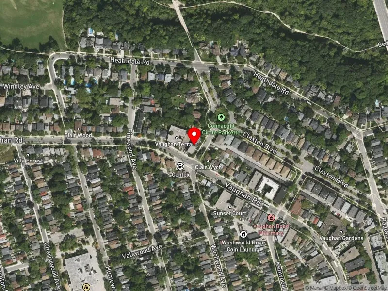 RentSafeTO apartment evaluation satellite view of 2 CONNAUGHT CRCL in Toronto-St. Paul's, Toronto