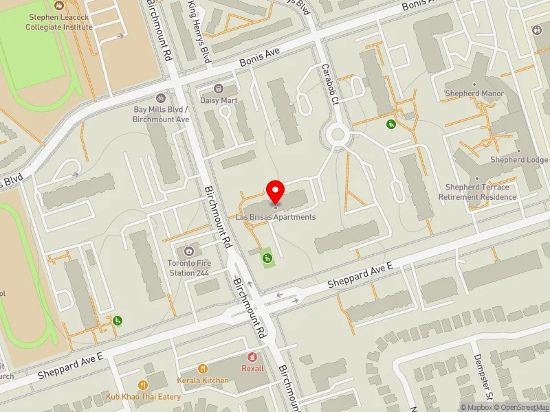 RentSafeTO apartment evaluation map view of 20 CARABOB CRT in Scarborough-Agincourt, Toronto