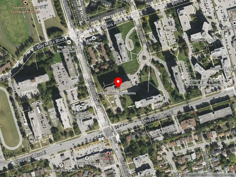 RentSafeTO apartment evaluation satellite view of 20 CARABOB CRT in Scarborough-Agincourt, Toronto