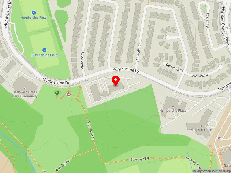 RentSafeTO apartment evaluation map view of 20 HUMBERLINE DR in Etobicoke North, Toronto