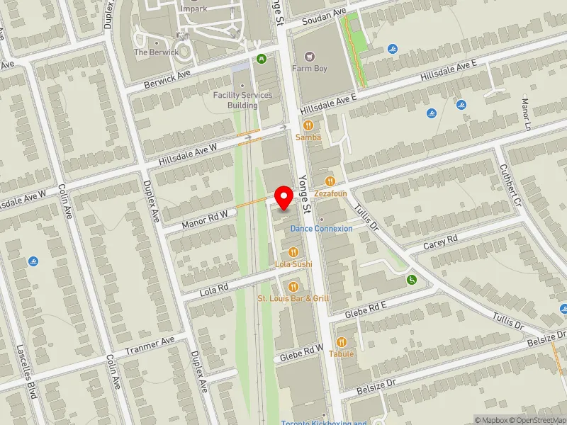 RentSafeTO apartment evaluation map view of 2094 YONGE ST in Toronto-St. Paul's, Toronto