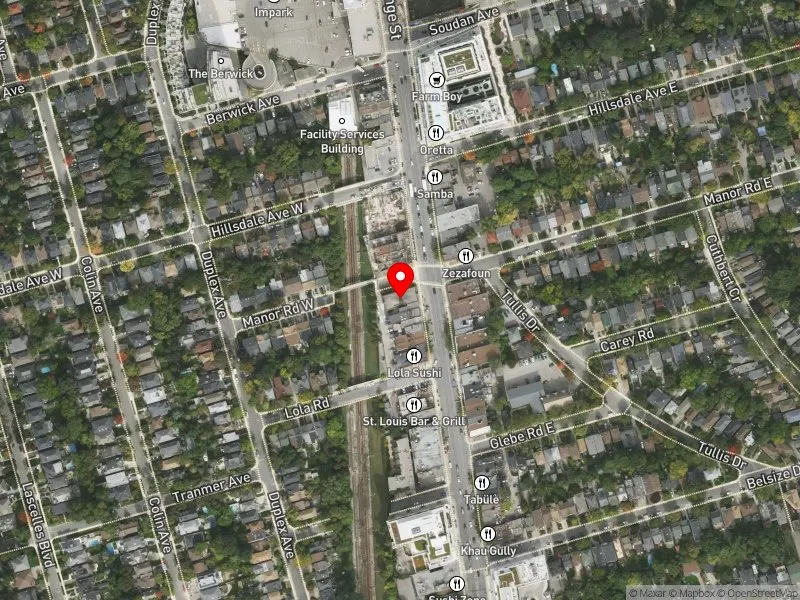 RentSafeTO apartment evaluation satellite view of 2094 YONGE ST in Toronto-St. Paul's, Toronto