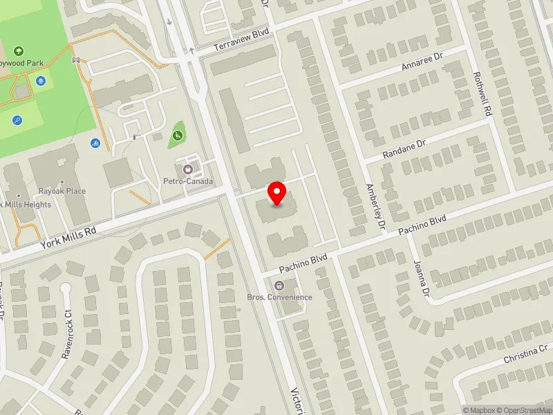 RentSafeTO apartment evaluation map view of 2265 VICTORIA PARK AVE in Scarborough Centre, Toronto
