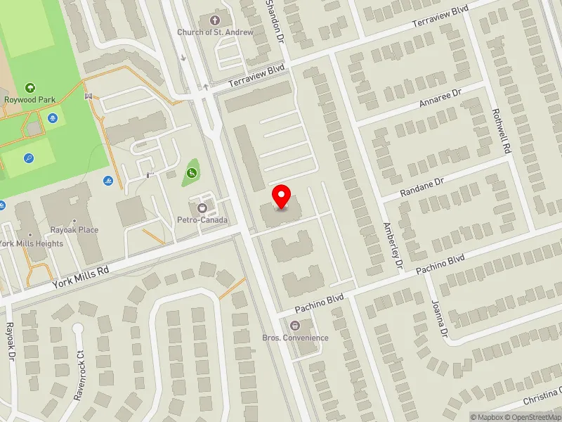 RentSafeTO apartment evaluation map view of 2275 VICTORIA PARK AVE in Scarborough Centre, Toronto