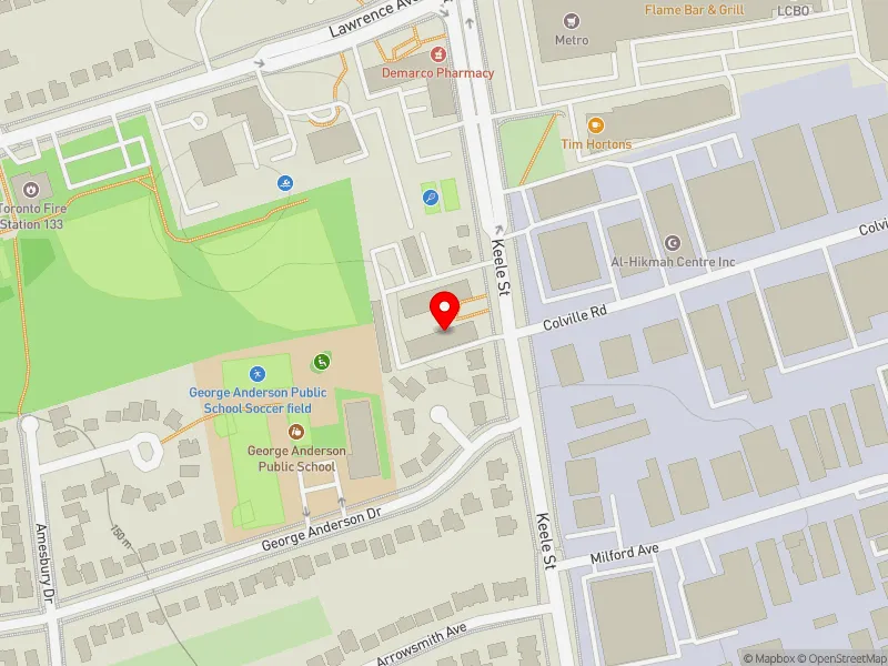 RentSafeTO apartment evaluation map view of 2368 KEELE ST in York South-Weston, Toronto
