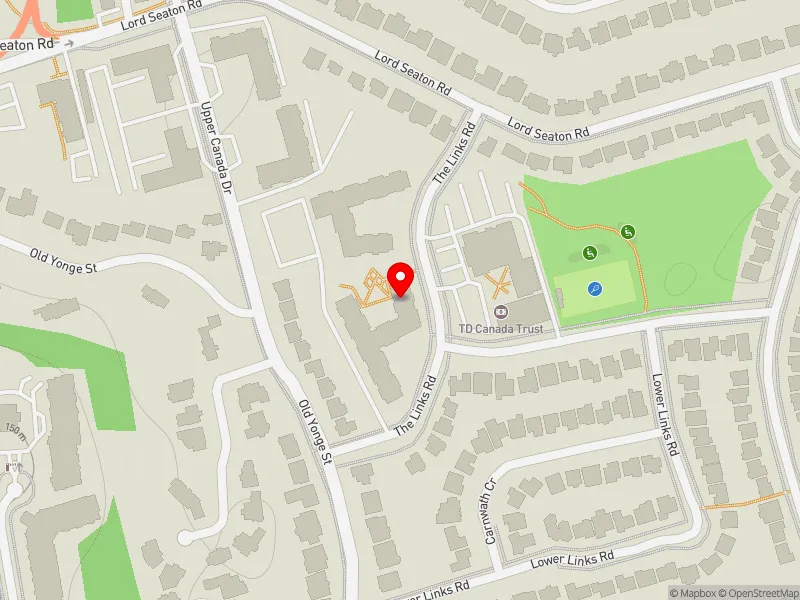 RentSafeTO apartment evaluation map view of 24 THE LINKS RD in Don Valley West, Toronto