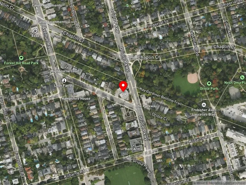 RentSafeTO apartment evaluation satellite view of 240 ORIOLE PKWY in Toronto-St. Paul's, Toronto