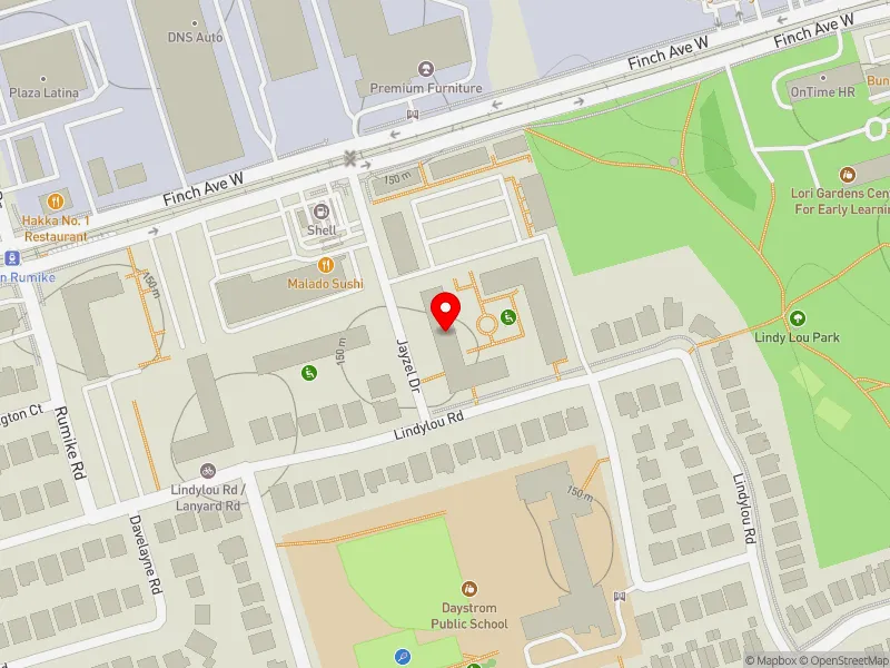 RentSafeTO apartment evaluation map view of 2433 FINCH AVE W in Humber River-Black Creek, Toronto