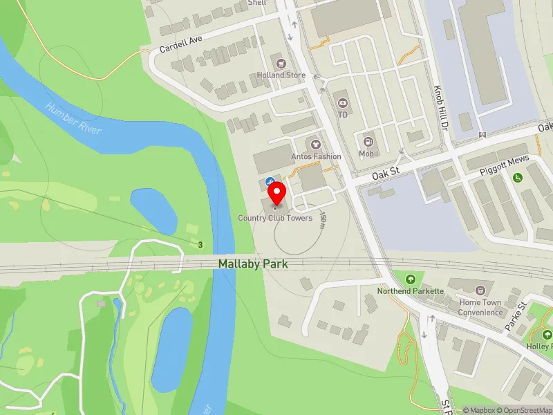RentSafeTO apartment evaluation map view of 2450 WESTON RD in York South-Weston, Toronto