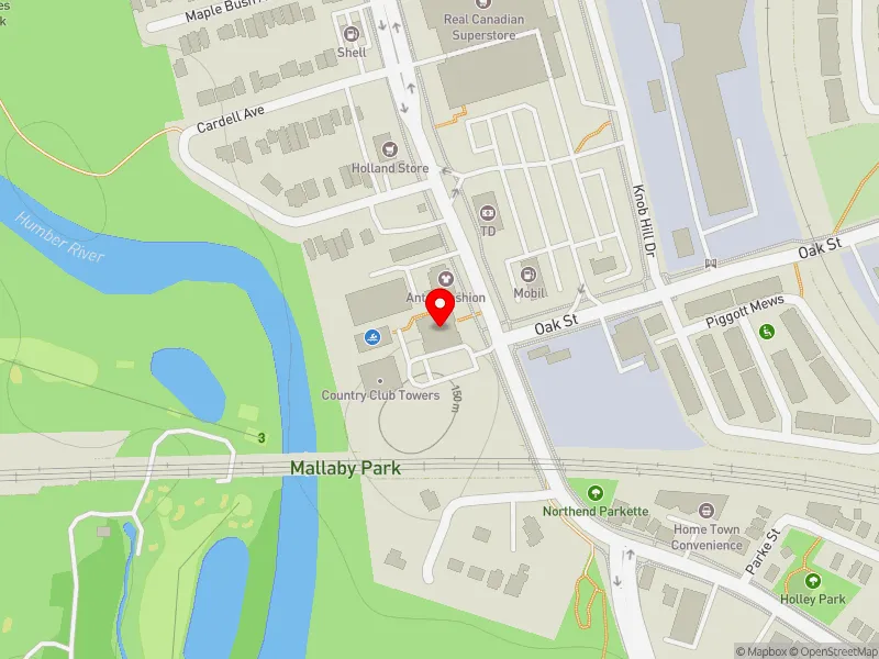 RentSafeTO apartment evaluation map view of 2460 WESTON RD in York South-Weston, Toronto