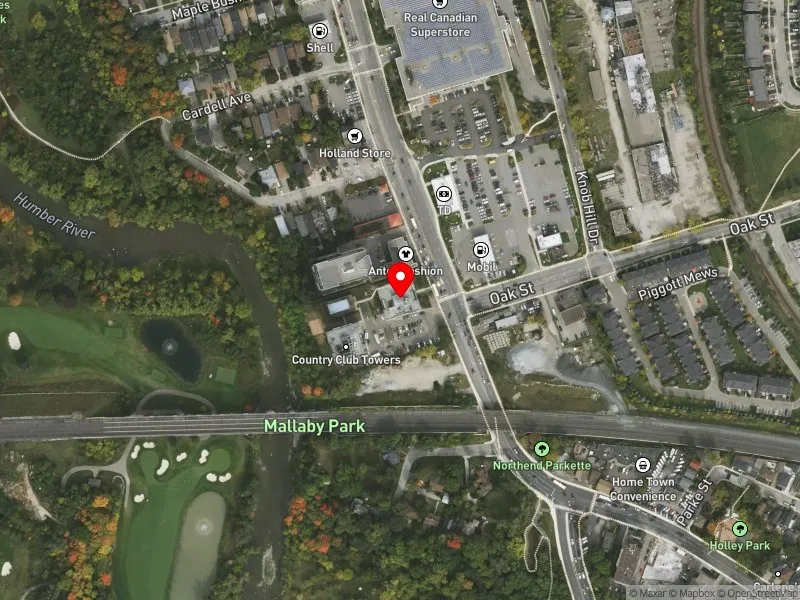 RentSafeTO apartment evaluation satellite view of 2460 WESTON RD in York South-Weston, Toronto