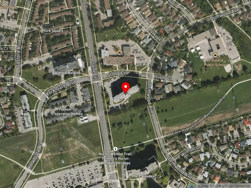 RentSafeTO apartment evaluation satellite view of 25 STONG CRT in Humber River-Black Creek, Toronto