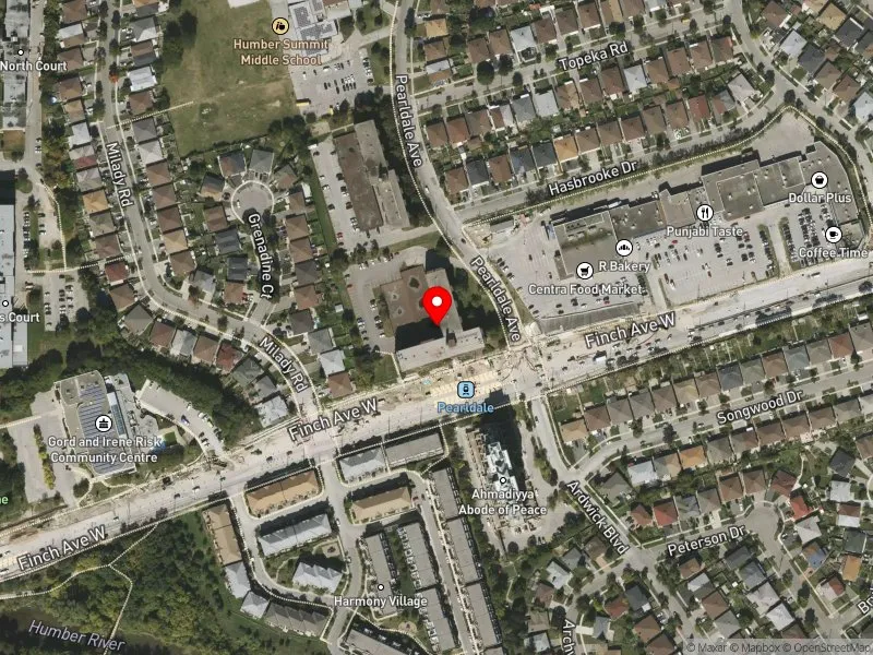 RentSafeTO apartment evaluation satellite view of 2600 FINCH AVE W in Humber River-Black Creek, Toronto