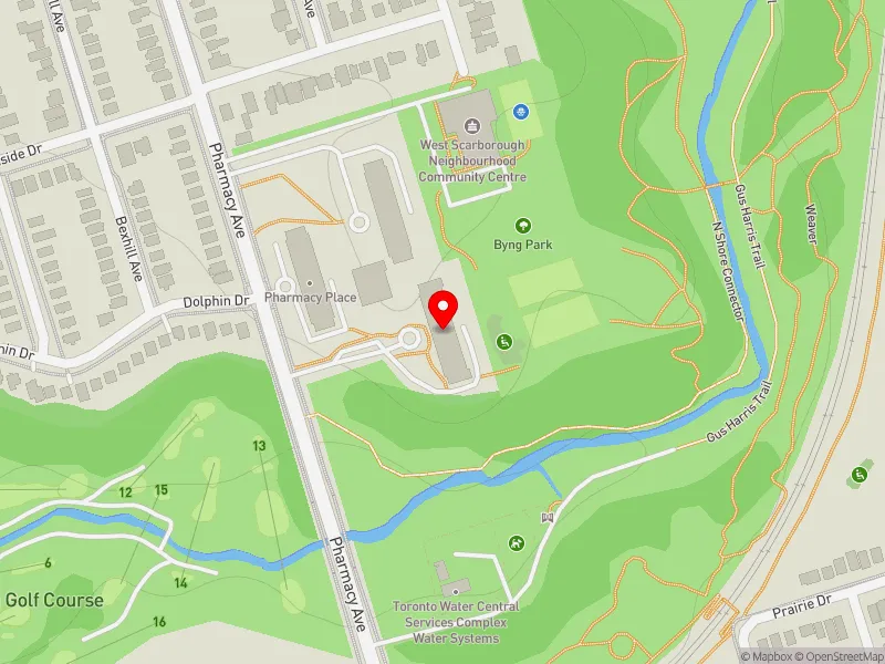 RentSafeTO apartment evaluation map view of 263 PHARMACY AVE in Scarborough Southwest, Toronto