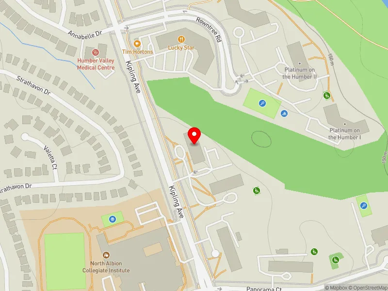 RentSafeTO apartment evaluation map view of 2677 KIPLING AVE in Etobicoke North, Toronto